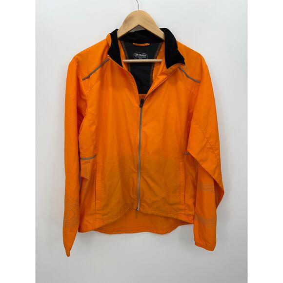 Sugoi Mens Orange Zap Jacket Size M Cycling Windbreaker Outdoors Rain Repellent - Picture 1 of 11